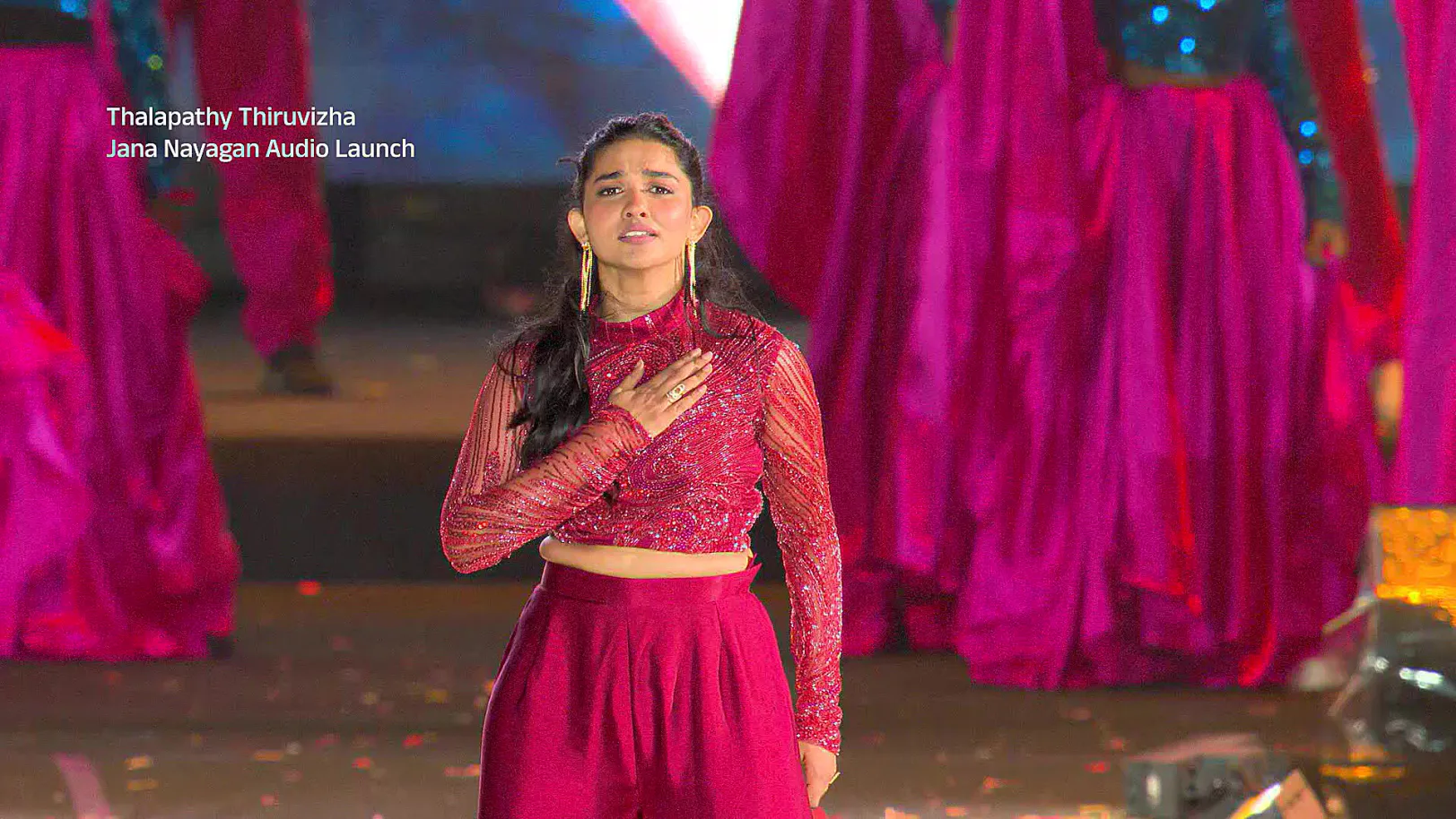 Mamitha’s Ode to Thalapathy Vijay - Jananayagan Audio Launch 