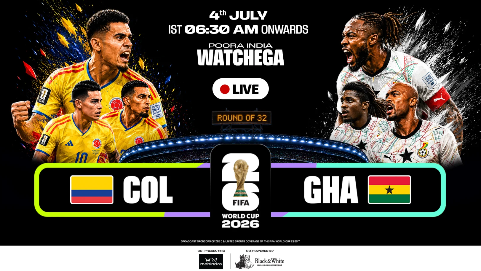 Colombia vs Ghana 