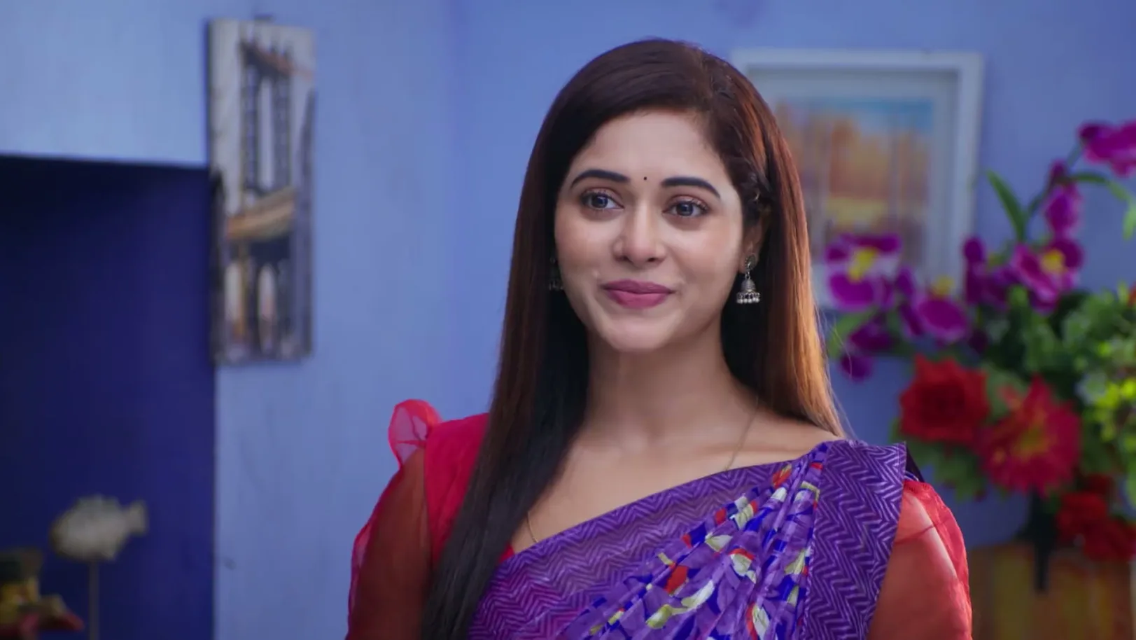 Maya Reassures Kathir - Sandhya Raagam Maya Reassures Kathir - Sandhya Raagam