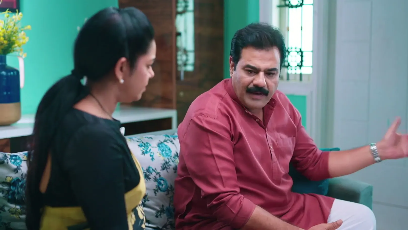 Goutham Sjhares His Anger with Bhoomika - Amruthadhaare Goutham Sjhares His Anger with Bhoomika - Amruthadhaare