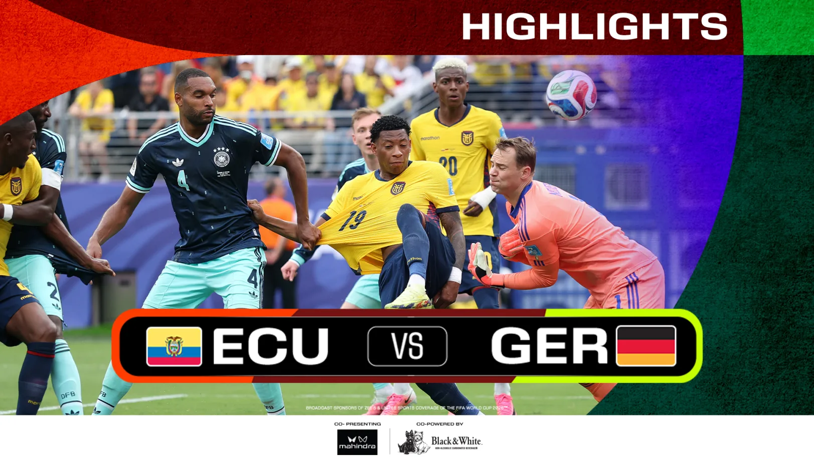 ECU Vs GER | Highlights | FIFA World Cup 2026 
