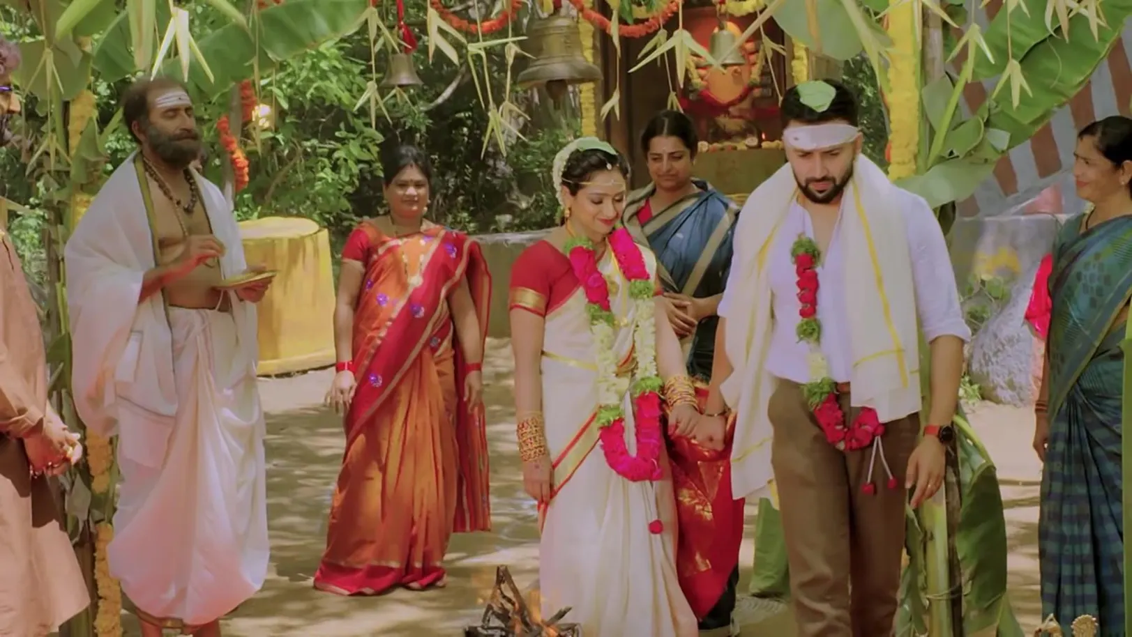 Vishal-Nayani walk the seven steps 