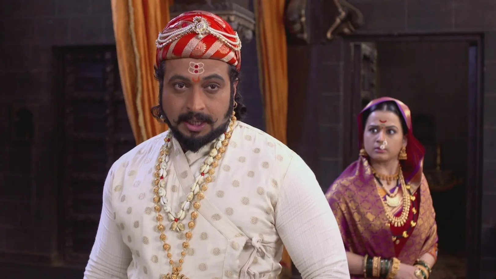 Sambhaji tells Yesubai about his mission in Goa 