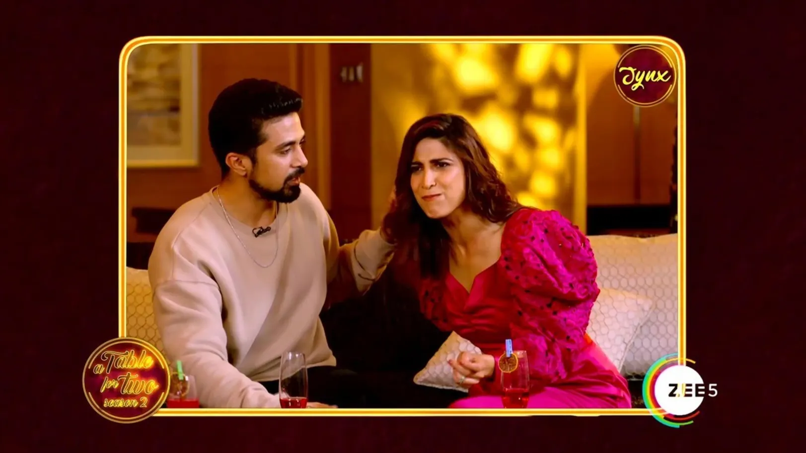 Saqeeb and Aahana Play a Round of Jinx | A Table For Two S2 16th April 2021 Webisode