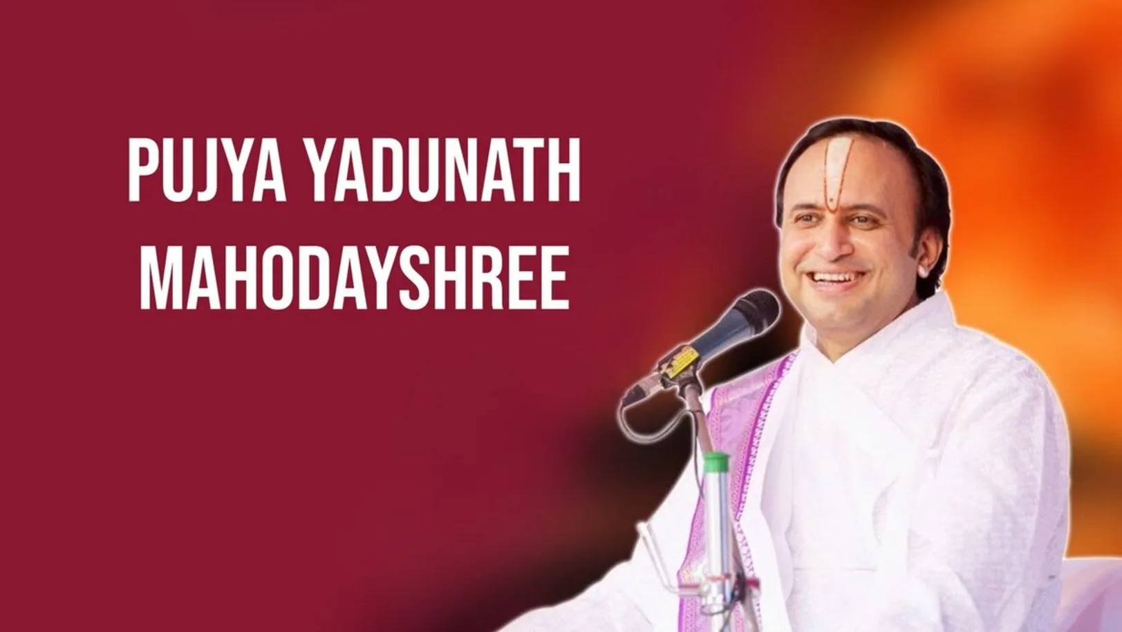 Pujya Yadunath Mahodayshree Streaming Now On Aastha Gujarati