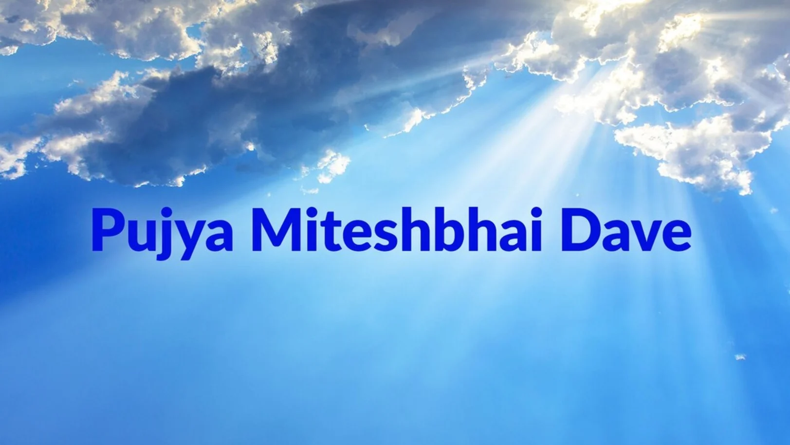 Pujya Miteshbhai Dave Streaming Now On Aastha Gujarati