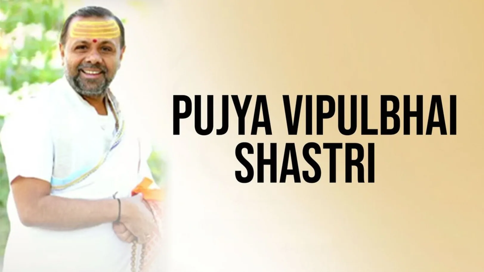 Pujya Vipulbhai Shastri Streaming Now On Aastha Gujarati