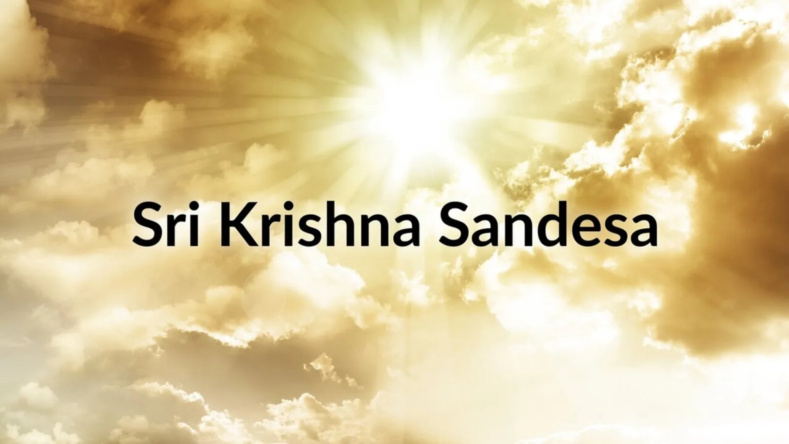 Sri Krishna Sandesa Streaming Now On Aastha Kannada