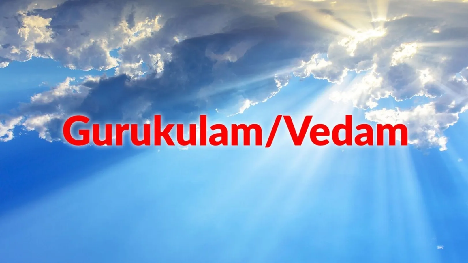 Gurukulam/Vedam Streaming Now On Aastha Tamil