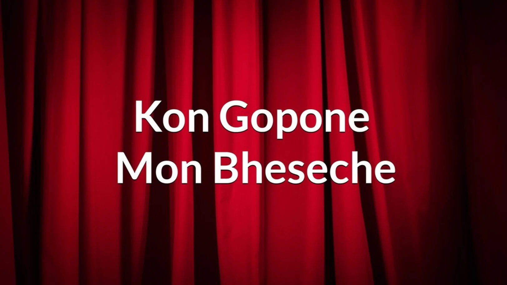 Kon Gopone Mon Bheseche Streaming Now On Zee Bangla HD