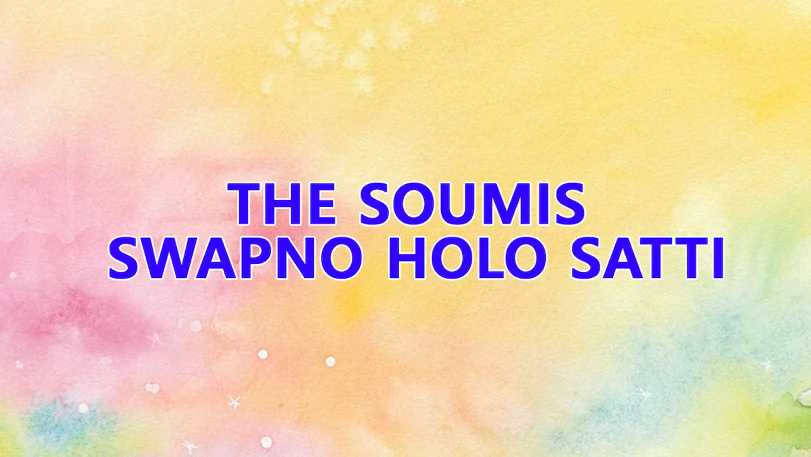 The Soumis- Swapno Holo Satti Streaming Now On Zee Bangla