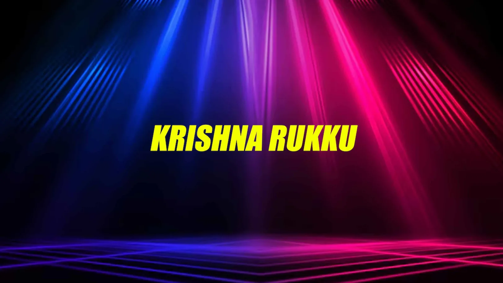 Krishna Rukku Streaming Now On Zee Kannada