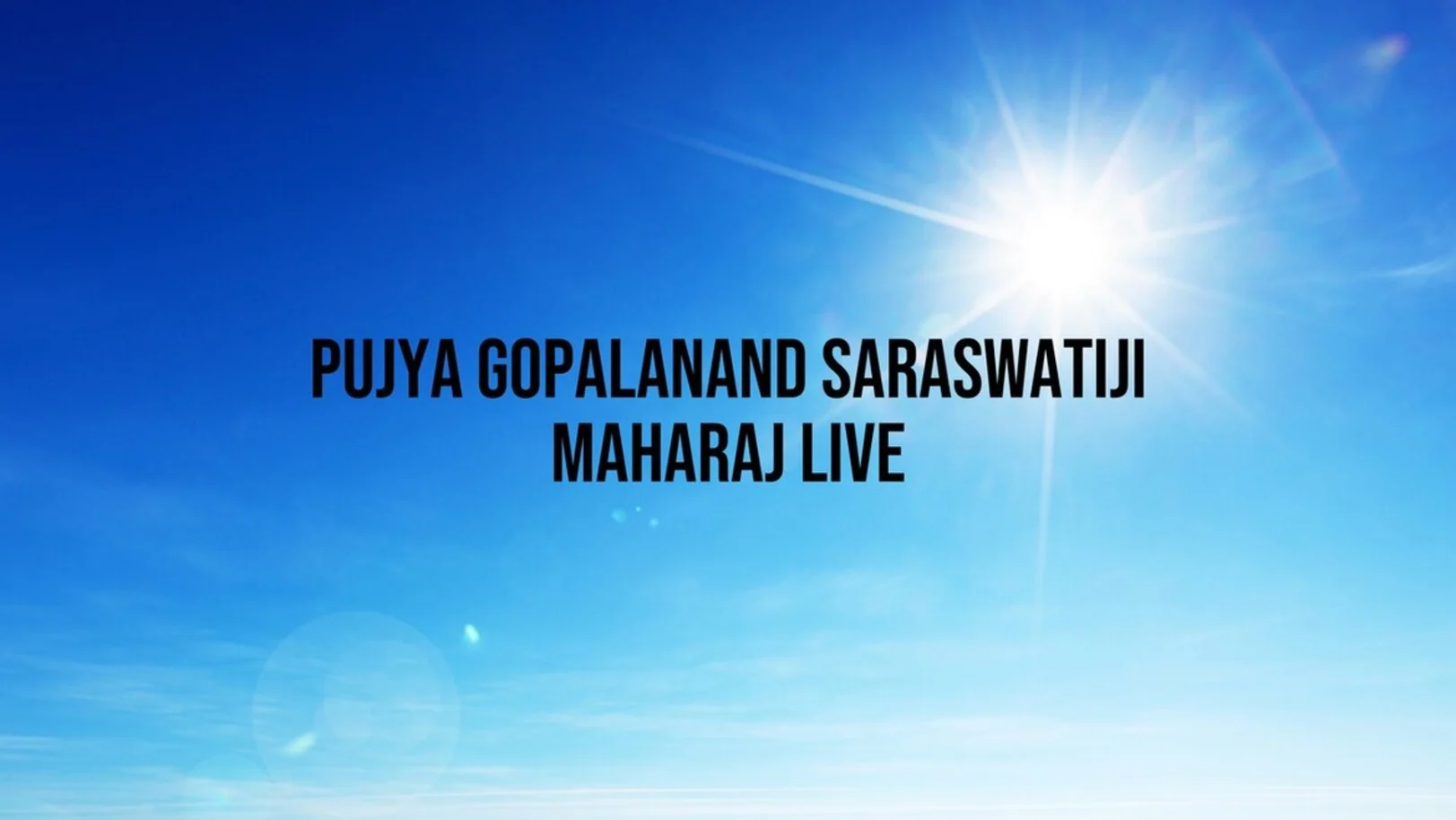 Pujya Gopalanand Saraswatiji Maharaj Live Streaming Now On Aastha Bhajan