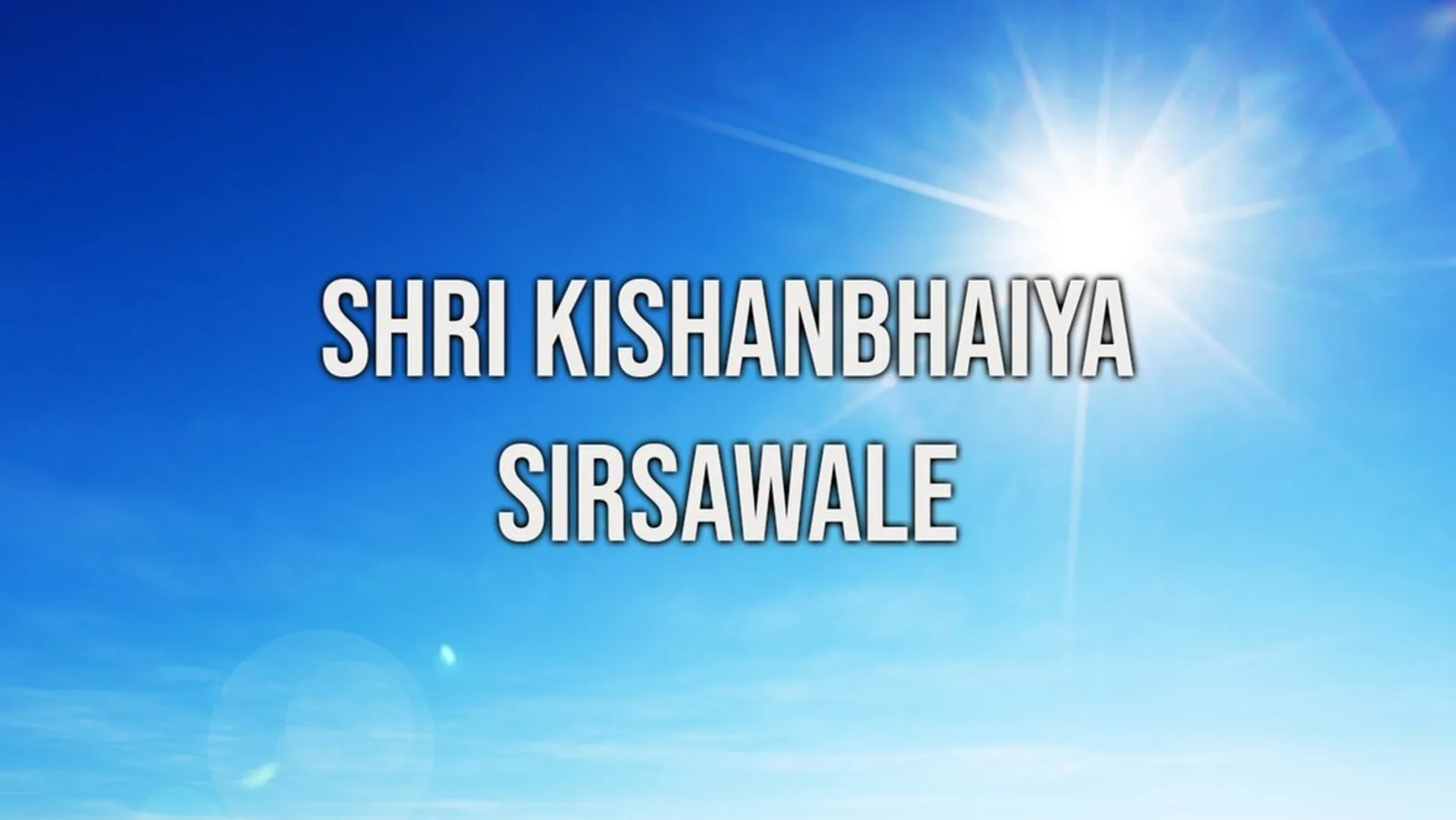 Shri Kishanbhaiya Sirsawale Streaming Now On Aastha Bhajan