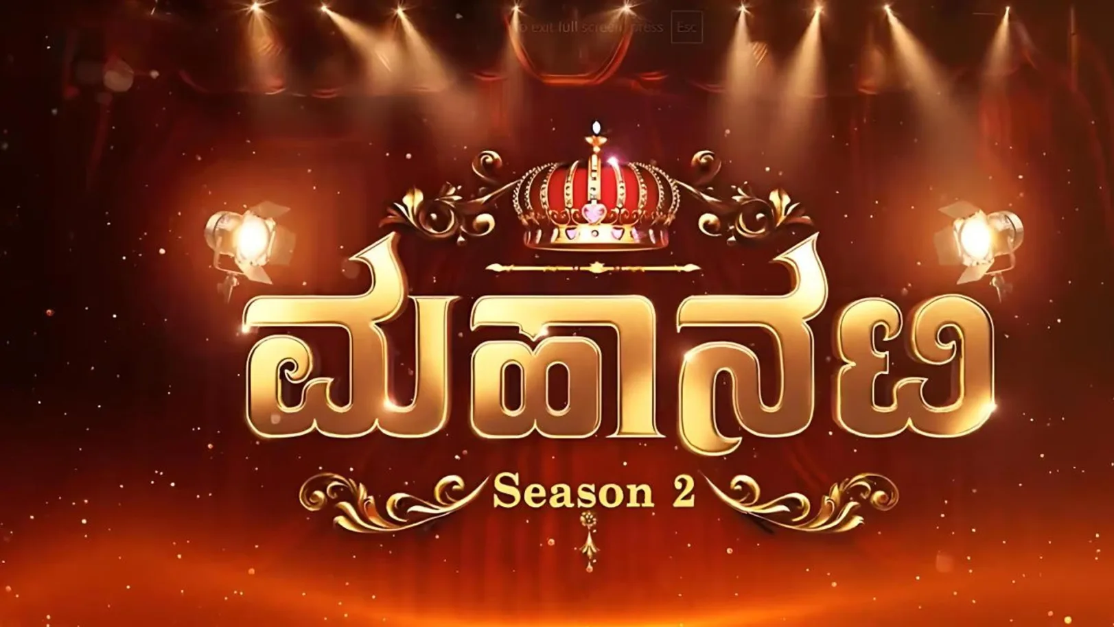 Mahanati S02 Streaming Now On Zee Kannada HD