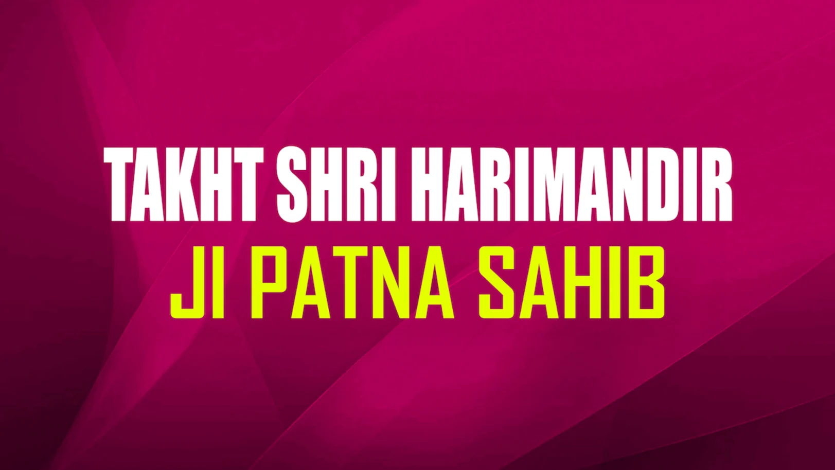 Takht Shri Harimandir Ji Patna Sahib Streaming Now On Zee Punjabi