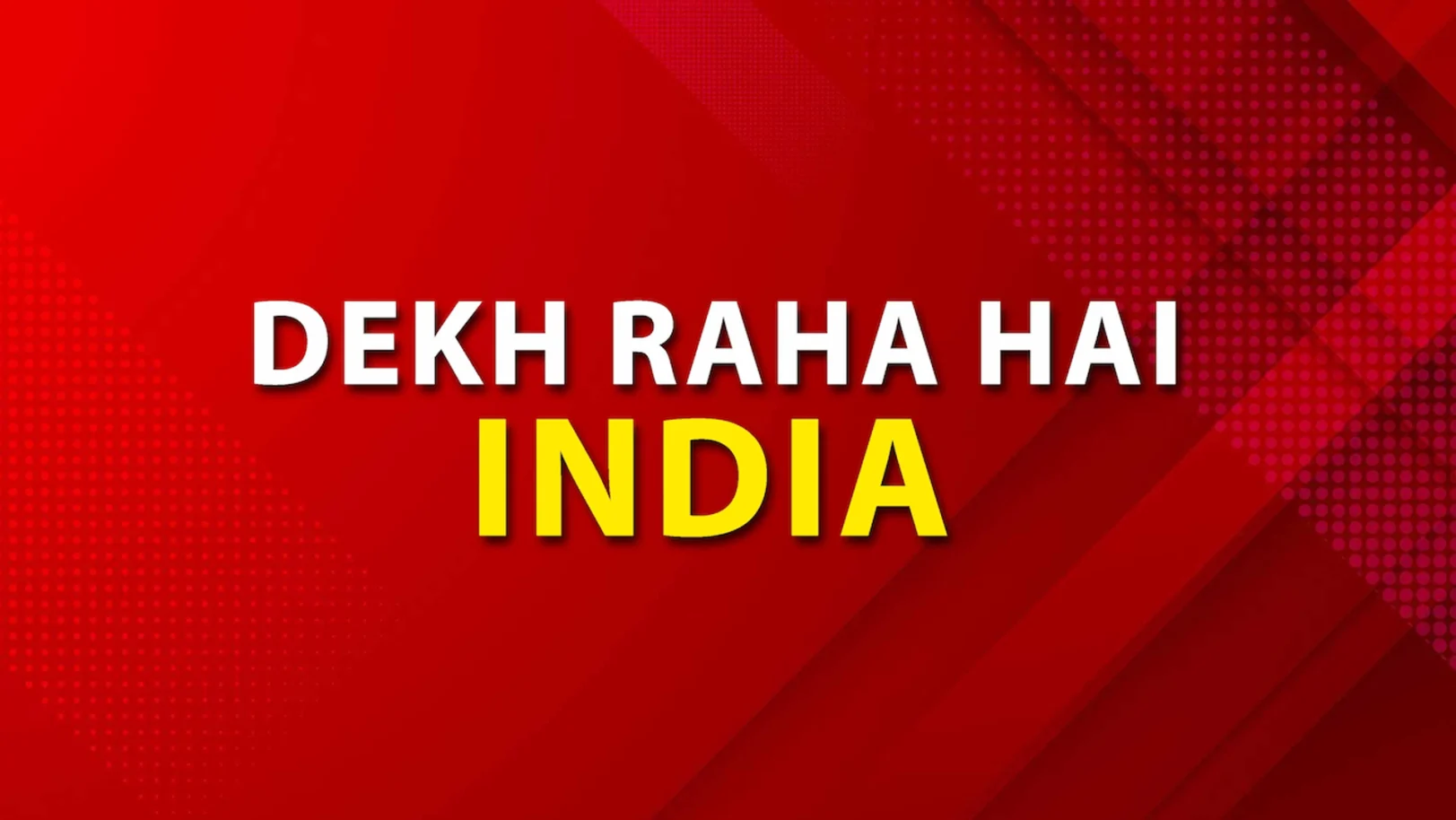 Dekh Raha Hai India Streaming Now On NDTV India