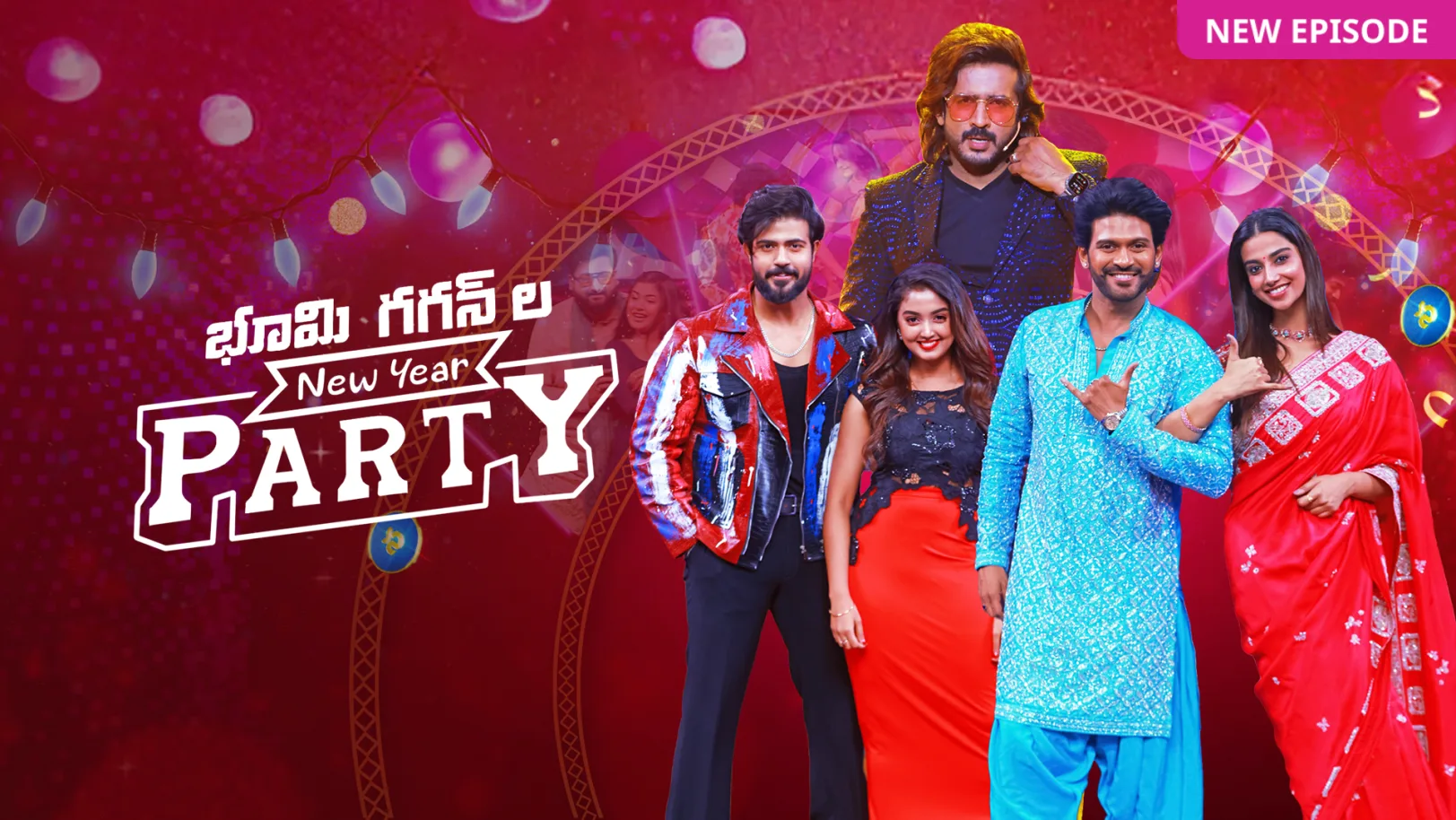 Bhoomi Gagan la New Year Party TV Show