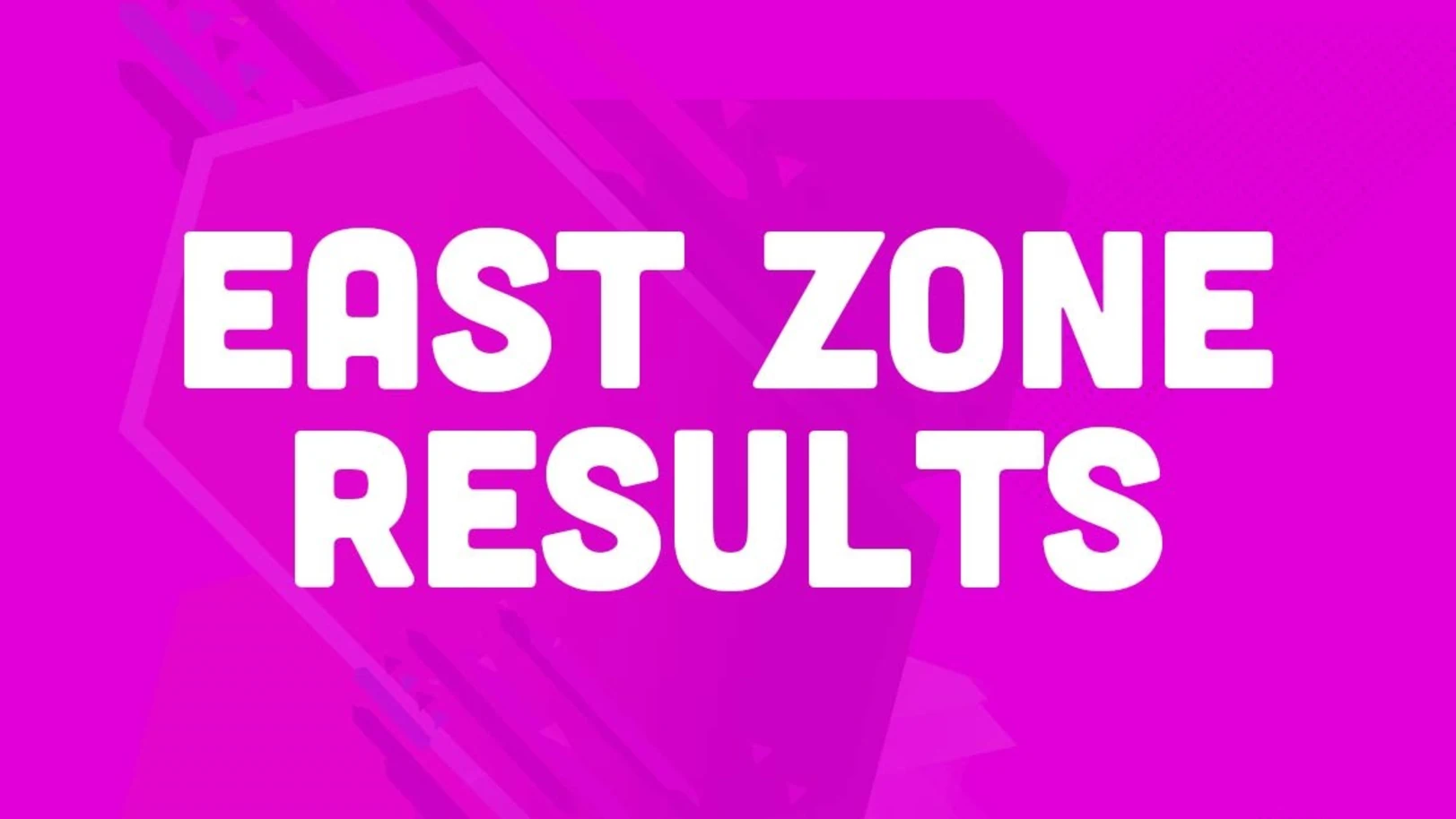 East Zone Audition Results 