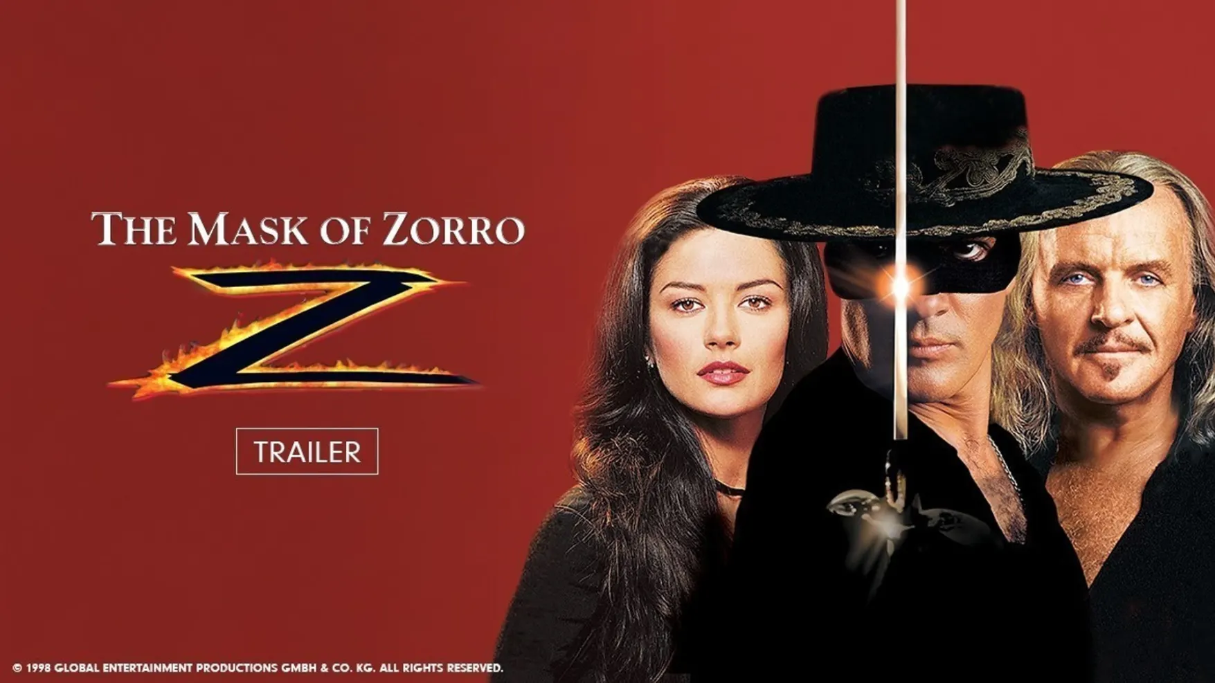 The Mask of Zorro | Trailer, image size:1755x987