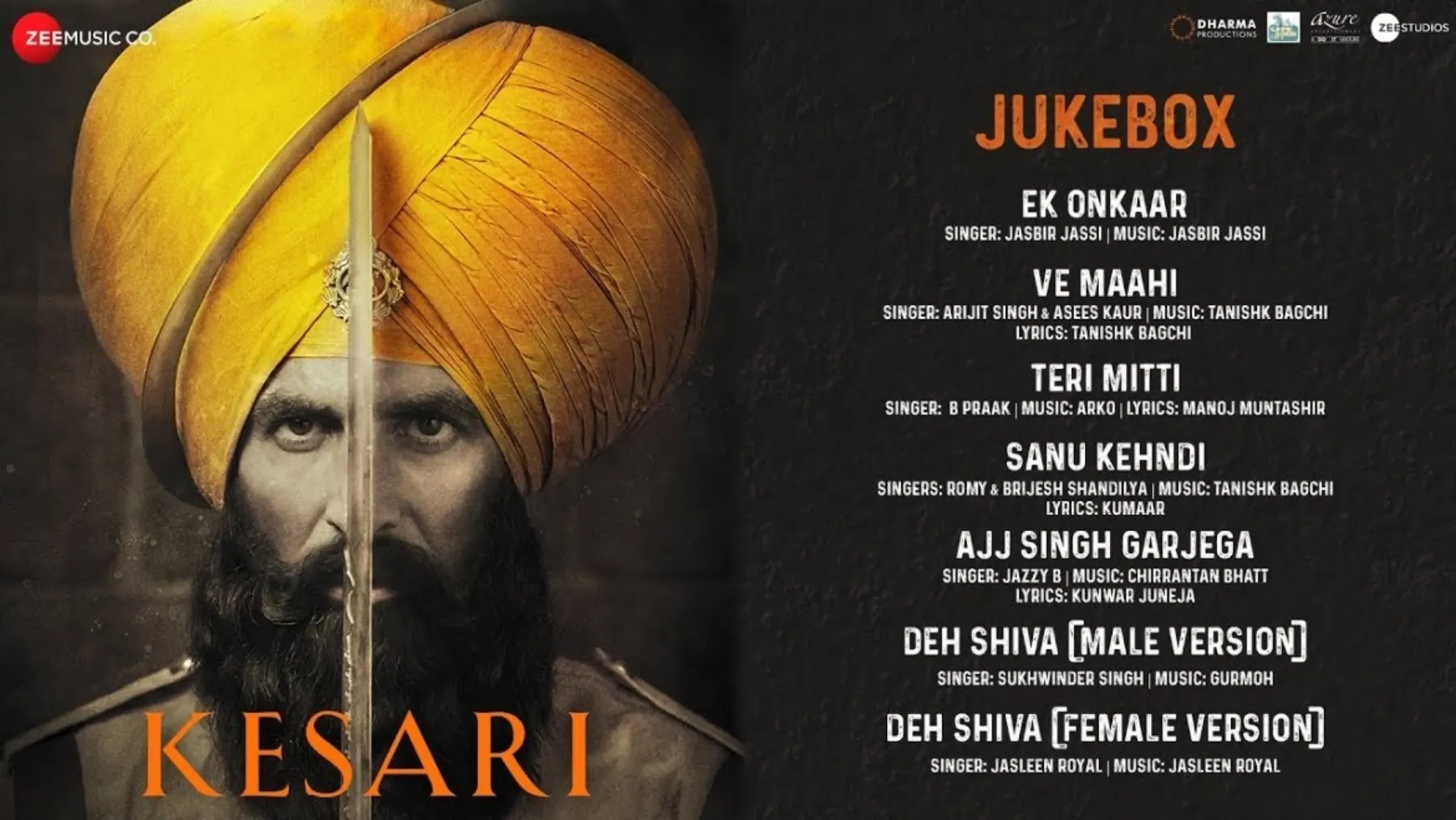 Kesari Rang Kesari - Full Movie Audio Jukebox | Akshay Kumar | Parineeti Chopra