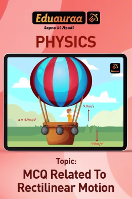 MCQs on Rectilinear Motion