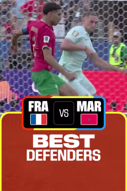 FRA Vs MAR | Best Defenders | FIFA World Cup 2026