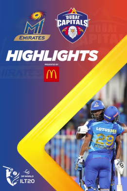MI Emirates and Dubai Capitals - ILT20 2023 Highlights