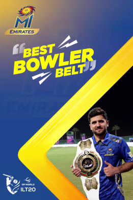 Best Bowler Belt | Fazalhaq Farooqi	