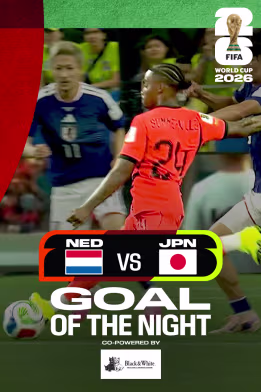 NED Vs JPN | Goal of the Night | FIFA World Cup 2026