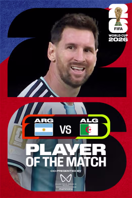  Lionel Messi | POTM | ARG Vs ALG