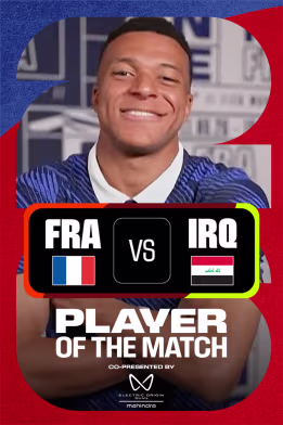 Kylian Mbappé | POTM | FRA Vs IRQ