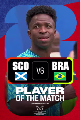 Vinícius Júnior | POTM | SCO Vs BRA