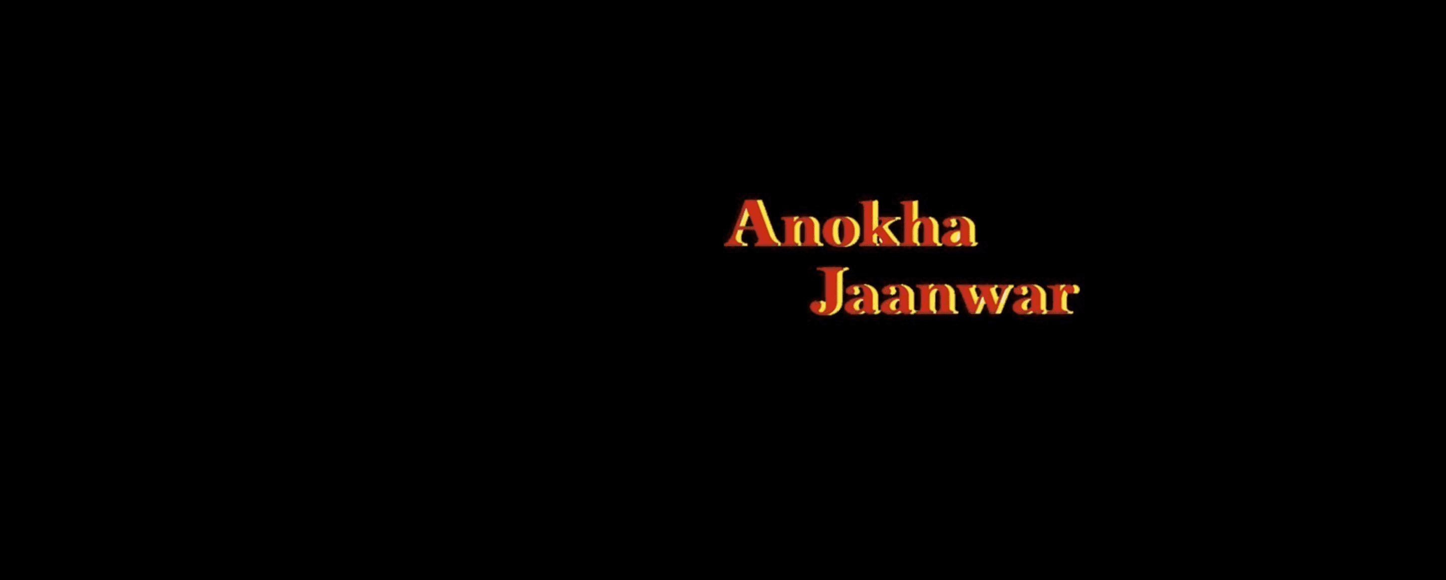 Anokha Jaanwar Anokha Jaanwar