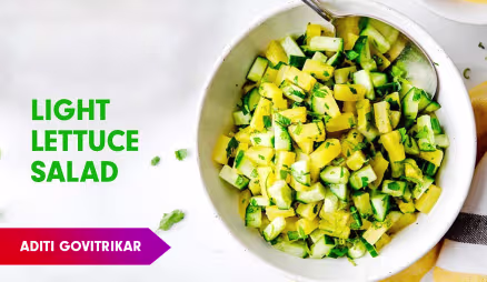 Pineapple & Lettuce Salad Recipe