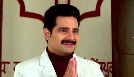 Meher meets Karan at the temple - Maavan Thandiyan Chavan