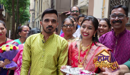 Dhanashree and Priyanka Compete for the Paithani
