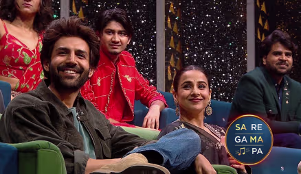 Vidya Balan and Kartik Aaryan Appear on the Show