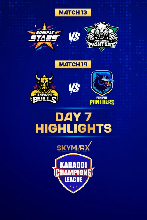 Kabaddi Champions League  Highlights Day 7 