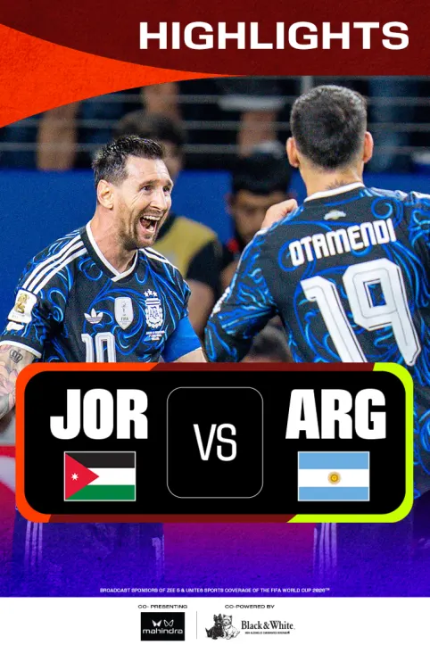 JOR Vs ARG | Highlights | FIFA World Cup 2026 