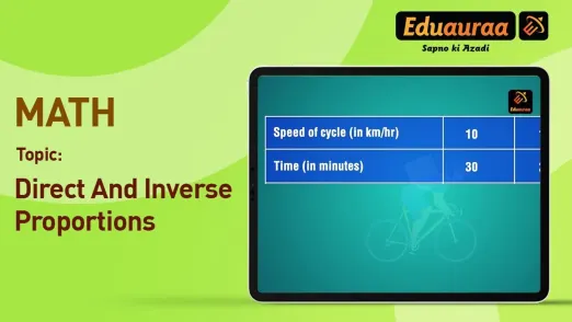 Direct and Inverse Proportions 