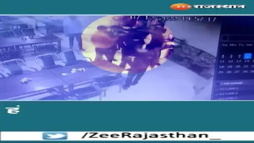 Jaipur News The miscreants created terror on the highway in Jaipur ransacked the hotel CCTV video 