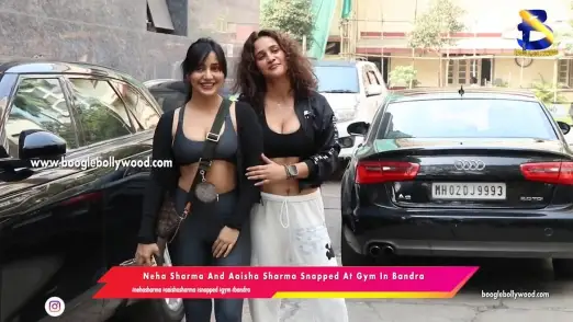 Neha Sharma And Aaisha Sharma Snapped At Gym In Bandra 