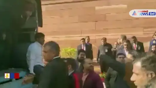 Copies of Union Budget 2023 arrive at the Parliament 