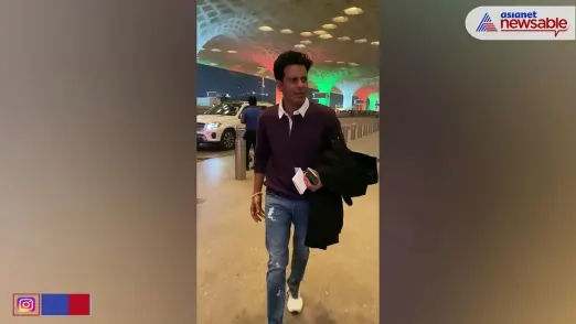 Manoj Bajpayee spotted at Mumbai airport 