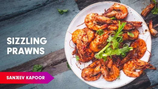 Roasted Prawns Recipe by Sanjeev Kapoor Episode 66