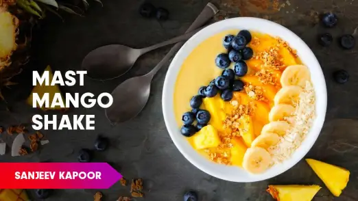 Mango & Banana Milkshake Recipe by Sanjeev Kapoor Episode 289