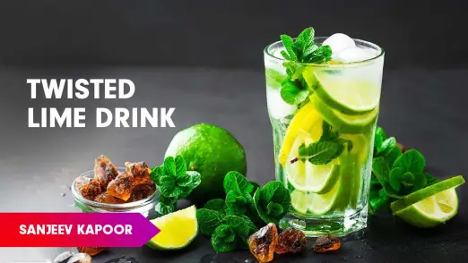Twisted Lime Drink Recipe by Sanjeev Kapoor Episode 376