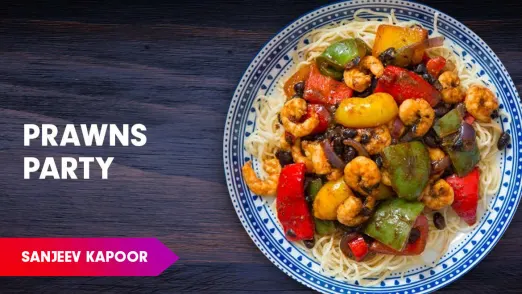 Roasted Garlic Prawns Recipe by Sanjeev Kapoor Episode 441