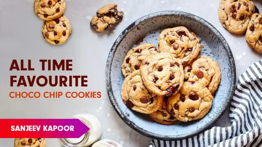 Chocolate Chip Cookies Recipe by Sanjeev Kapoor Episode 474
